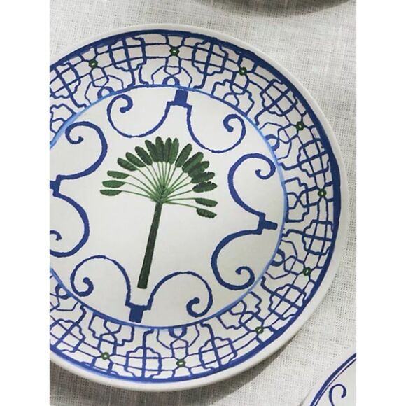 Anthropologie Sea Tile Melamine Side Plate / Just One/ Néw - Picture 1 of 4
